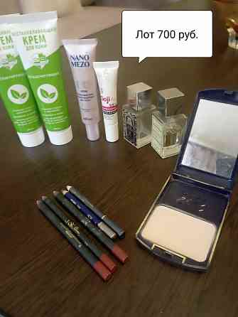 Лот крем, парфюм, карандаш,пудра. Обмен Донецк