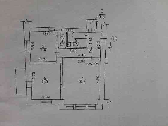 2-х ком. квартира в Петровском р-не Донецк