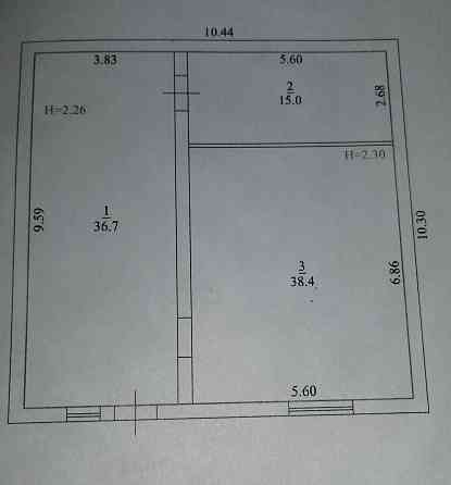 Дом в Ленинском районе города Донецка. Донецк