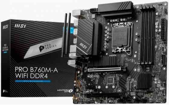 Материнская плата Msi Pro B760m-A Wifi Ddr4matx, Ret Lga 1700 (арт-2619) Донецк