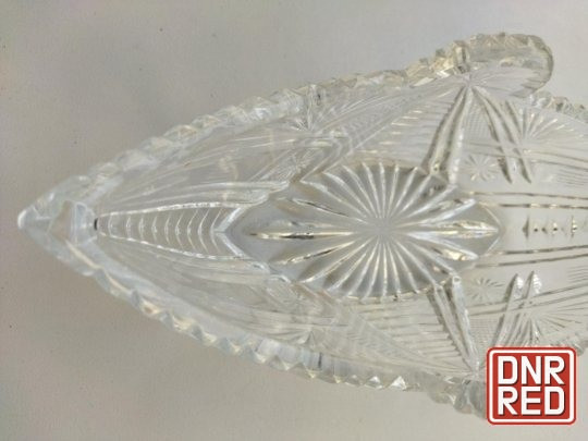 Хрустальная салатница (конфетница) ссср ладья Донецк - изображение 7