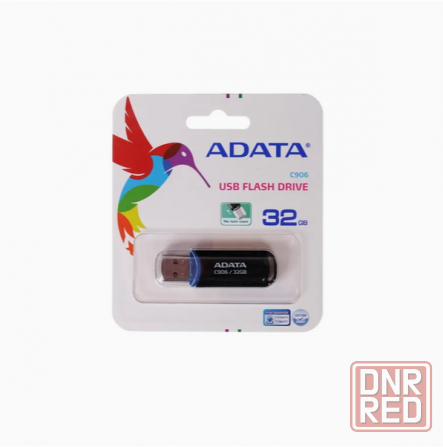 Накопитель Usb 2.0 32гб Adata C906 (Ac906-32g-Rbk), черный (арт-5574) Донецк - изображение 1