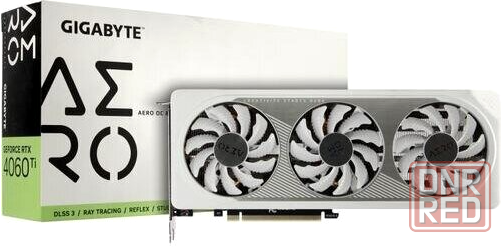 Видеокарта Geforce Rtx 4060ti 8gb Gigabyte Gv-N406taero Oc-8gd (арт-9805) Донецк - изображение 1