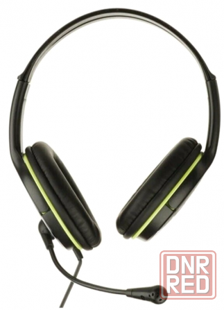 Компьютерная гарнитура Genius Hs-400a, черный/зеленый (арт-7525) Донецк - изображение 2