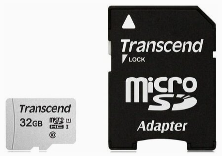 Карта памяти 32gb Transcend Ts32gusd300s-A Microsdhc Class 10 U1 300s + адаптер (арт-5053) Донецк