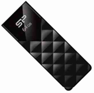 Флеш диск Silicon Power 64 Gb Ultima U03 Sp064gbuf2u03v1k, Usb 2.0, черный (арт-2107) Донецк