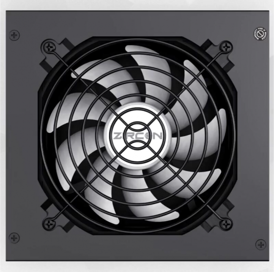 Блок питания 600w черный Atx Zircon Aa-600, 20+4pin 4+4pin 2*6+2pin 5*Sata 3*Molex вентилятор 120мм Донецк