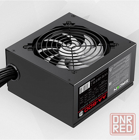 Блок питания 600w черный Atx Zircon Aa-600, 20+4pin 4+4pin 2*6+2pin 5*Sata 3*Molex вентилятор 120мм Донецк - изображение 4