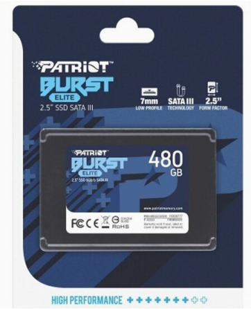 Твердотельный накопитель Ssd 2.5" Patriot Memory 480гб Sata (Pbe480gs25ssdr) (арт-6067) Макеевка