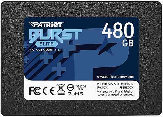 Твердотельный накопитель Ssd 2.5" Patriot Memory 480гб Sata (Pbe480gs25ssdr) (арт-6067) Макеевка