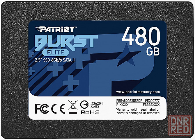 Твердотельный накопитель Ssd 2.5" Patriot Memory 480гб Sata (Pbe480gs25ssdr) (арт-6067) Макеевка - изображение 3