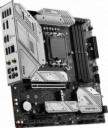 Материнская плата Msi Mag B760m Mortar Wifi Ii Matx Lga1700 4ddr5 Pci-Ex16 Pci-Ex4 3m.2 4sata3 Usb3. Макеевка