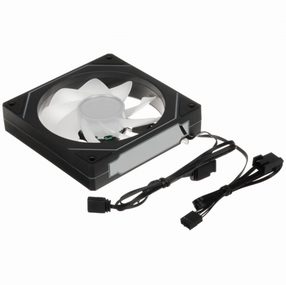 Вентилятор Ocypus Gamma F12 Bk Argb Reverse Blade 120 мм 4-Pin Pwm + 3-Pin 5v Argb, 1шт (Gamma-F12-B Макеевка