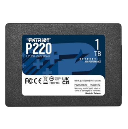 Ssd накопитель Patriot P220 P220s1tb25 1тб, 2.5 (арт-9792) Макеевка