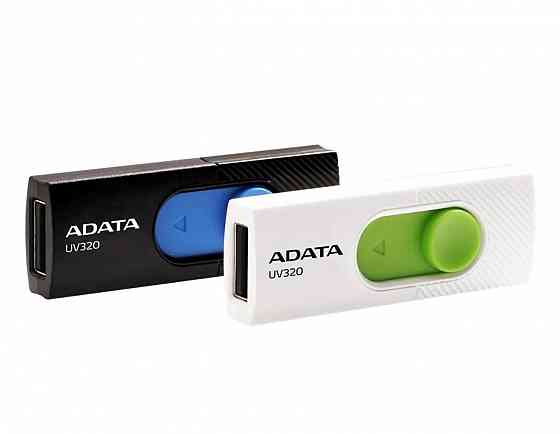 Флэш-накопитель A-Data Uv320 32гб, Usb3.2, черный/синий(Auv320-32g-Rbkbl) (арт-3293) Донецк