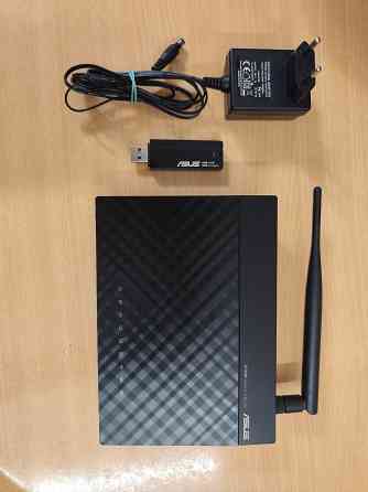 Роутер Asus RT N10 U + адаптер Донецк