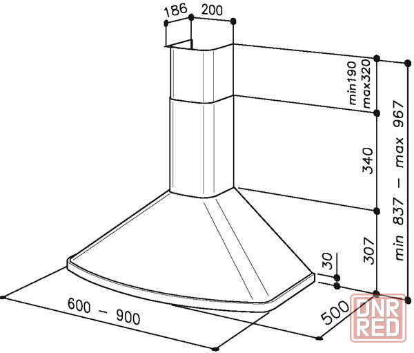 Вытяжка Best K 3039 BG OTL 60 Донецк - изображение 2