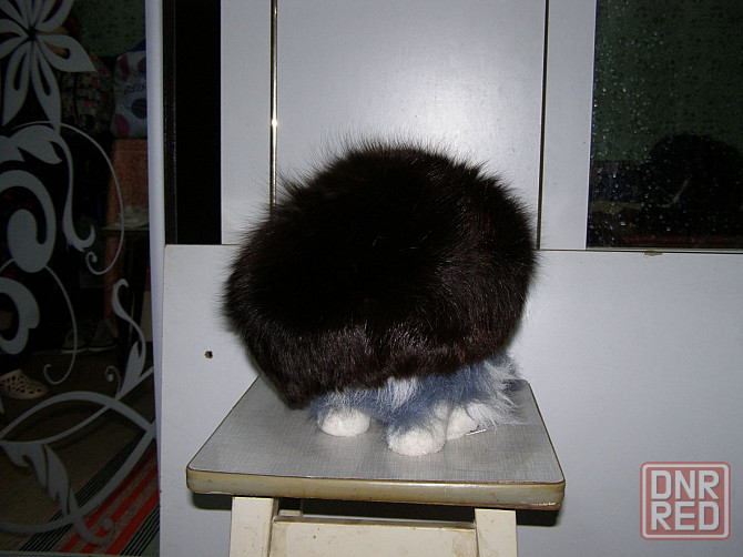 Шапка песцовая, натуральный мех. Макеевка - изображение 2