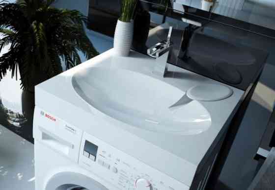 Раковина Andrea Comfort над стиральной машиной Донецк