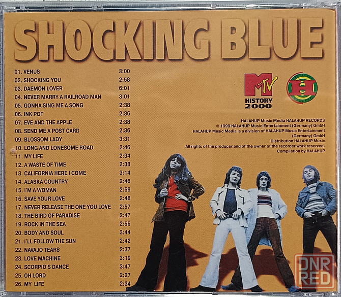 CD диск Shocking Blue- MTV History 2000 - Донецк - изображение 2