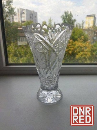 Хрустальная ваза ссср Донецк - изображение 1