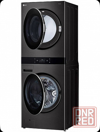 Стиральная машина + Сушка LG WashTower, AI DD 13/10 кг W4W8LVPKZHM, черный Донецк - изображение 5