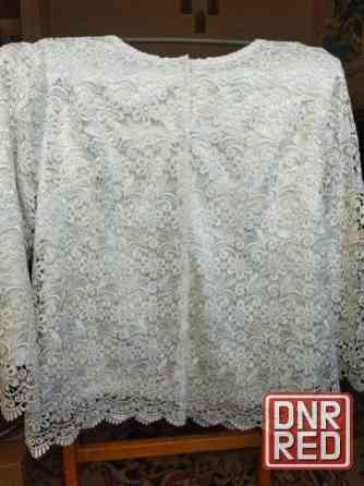Шикарная кружевная блузка 52-54 р. Донецк