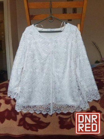 Шикарная кружевная блузка 52-54 р. Донецк - изображение 1