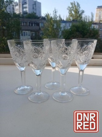 Хрустальные рюмочнве фужеры ссср Донецк - изображение 1