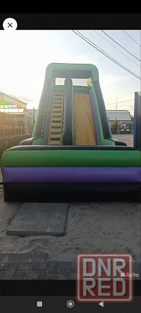 Надувной батут горка Донецк - изображение 1