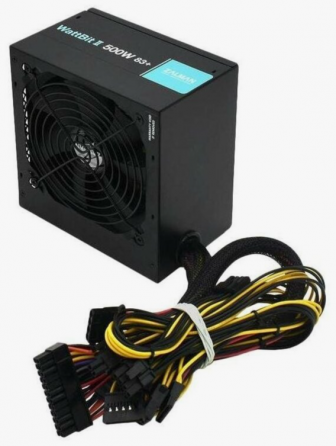Блок питания Zalman Zm500-Xeii, 500w, Atx12v V2.3, Dual Forward Switching Circuit Design, 12cm Fan, Макеевка