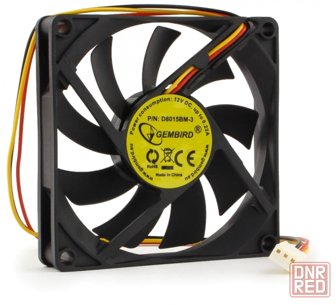 Вентилятор для корпуса Gembird D8015bm-3 (арт-1416) Донецк - изображение 1