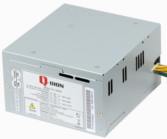 Блок питания Fsp Q-Dion Qd500 80+ 500 вт (Qd500 80+), Oem (арт-3066) Макеевка