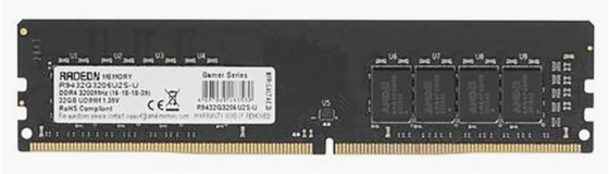 Оперативная память Dimm Ddr4 Amd 32гб 3200 мгц Cl16 R9432g3206u2s-U (арт-1501) Макеевка