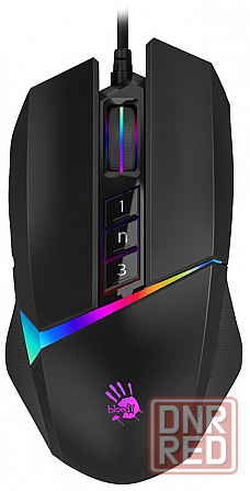 Игровая мышь A4tech Bloody W60 Max черный оптическая (10000dpi) Usb (10but) (арт-9424) Макеевка - изображение 1