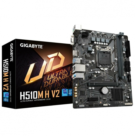 Материнская плата Gigabyte H510m H V2, Socket 1200, Intelh470, 2xddr4, Matx, Rtl (арт-2845) Донецк