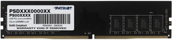 Оперативная память Ddr4 Patriot Memory Sl 4 гб 2133 мгц Dimm Cl15 Psd44g213381 (арт-9377) Макеевка