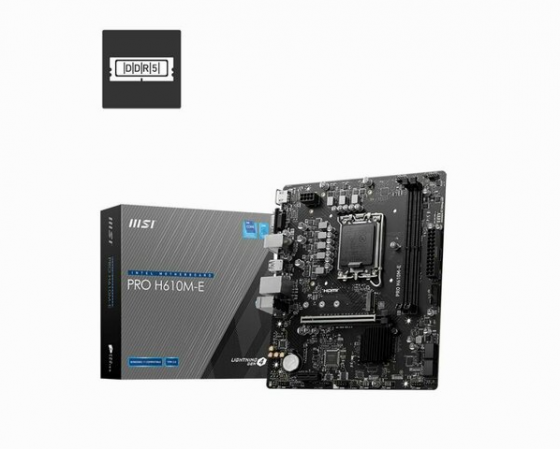 Материнская плата Msi B Pro H610m-E H610 Lga1700 2ddr5, Matx (арт-9093) Донецк