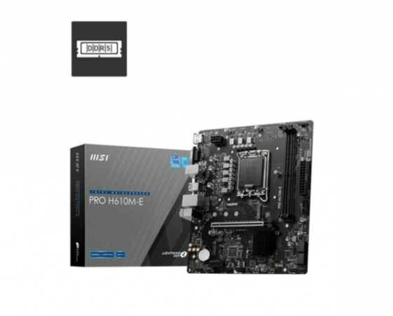 Материнская плата Msi B Pro H610m-E H610 Lga1700 2ddr5, Matx (арт-7301) Макеевка