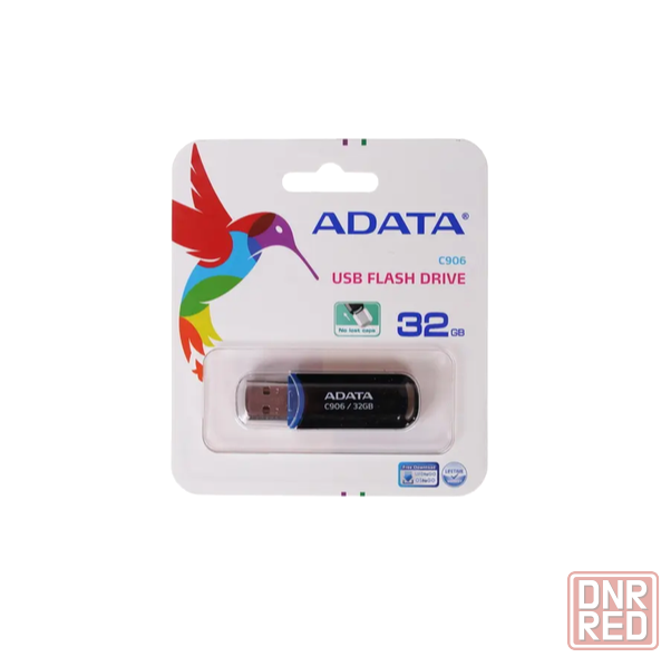 Накопитель Usb 2.0 32гб Adata C906 (Ac906-32g-Rbk), черный (арт-4258) Макеевка - изображение 1