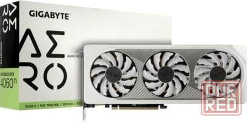 Видеокарта Geforce Rtx 4060ti 8gb Gigabyte Gv-N406taero Oc-8gd (арт-4709) Макеевка - изображение 1