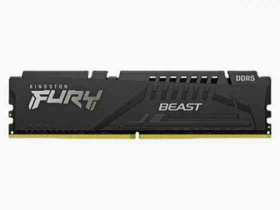 Kingston Fury Beast Black Ddr5 Dimm 5200mhz Pc-41600 Cl40 - 8gb Kf552c40bb-8 Oem (арт-7808) Донецк
