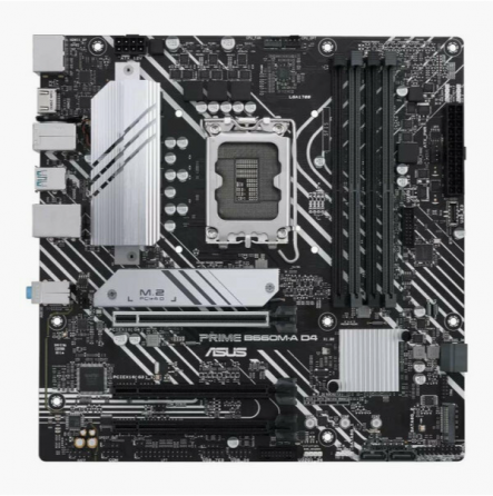 Материнская плата Asus Prime B660m-A D4-Csm (Lga1700, Matx) 90mb19k0-M1eayc Lga1700 (арт-3935) Донецк