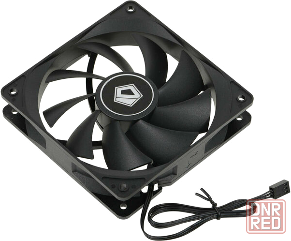 Вентилятор для корпуса Id-Cooling 120x120mm 3pin 1250rpm Black (Fl-12025k) (арт-8502) Донецк - изображение 2