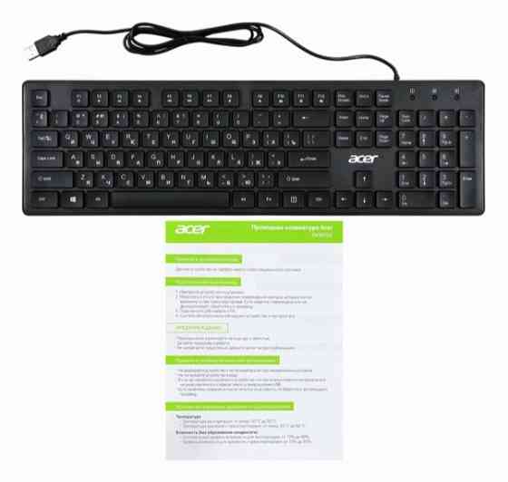 Клавиатура Acer Okw020 черный Slim (арт-9072) Донецк