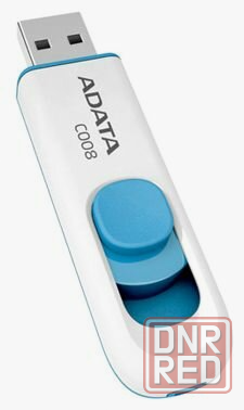 Флэш-память Usb_ 32 Gb A-Data Classic C008 Ac008-32g-Rwe Usb2.0 белый/синий (арт-8728) Донецк - изображение 1