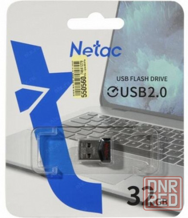 Флешка Netac 32gb Um2 Usb 2.0 (Nt03um2n-032g-20bk) (арт-3631) Донецк - изображение 1