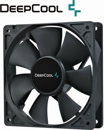 Вентилятор для компьютера Deepcool Xfan 120 Black Dp-Fdc-Xf120 - кулер охлаждения в корпус на пк 120 Макеевка