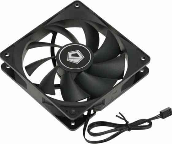 Вентилятор для корпуса Id-Cooling 120x120mm 3pin 1250rpm Black (Fl-12025k) (арт-5338) Макеевка