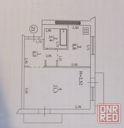 Продам 1 квартиру на Шахтерской площади Донецк - изображение 1